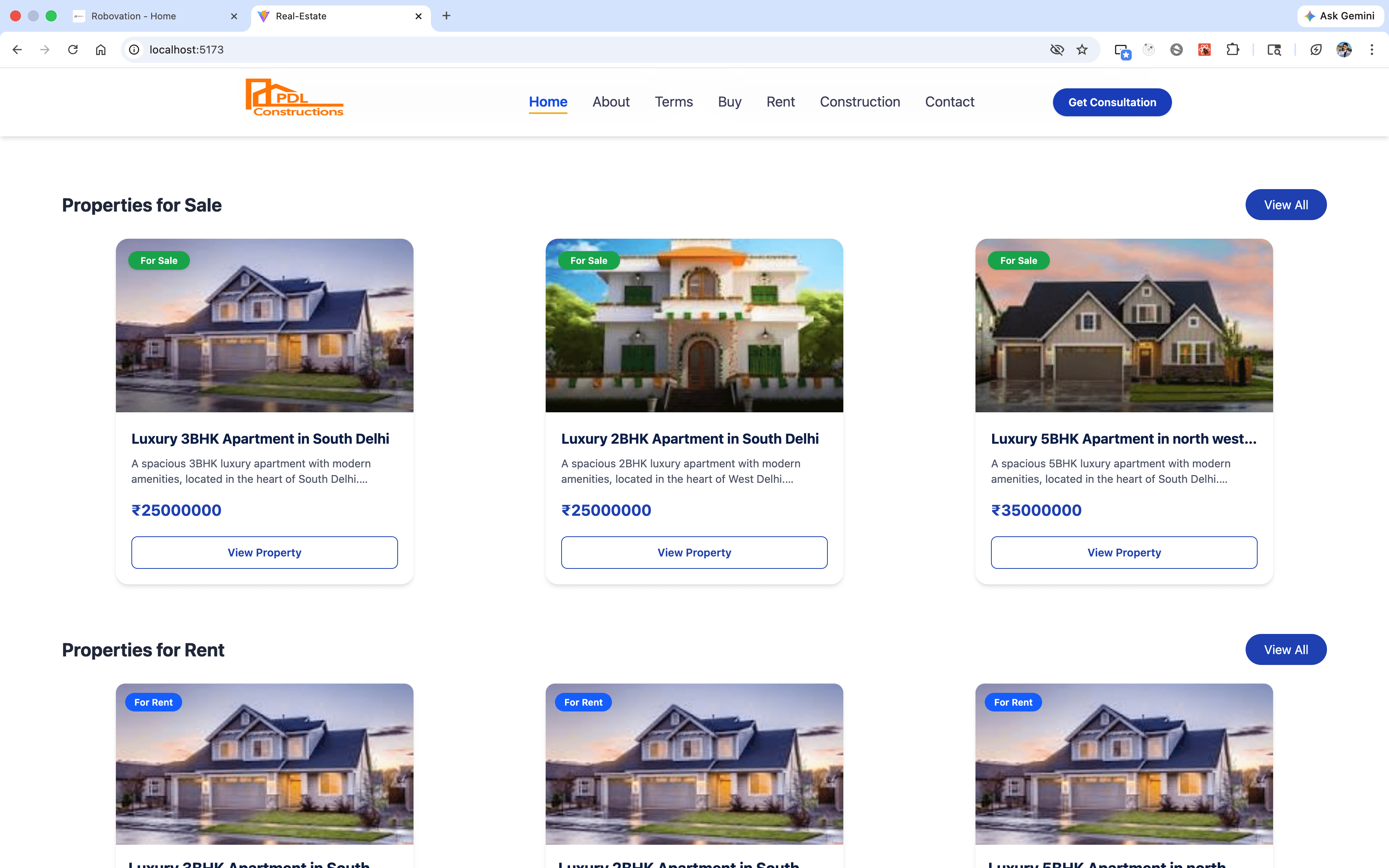 Real Estate Portal