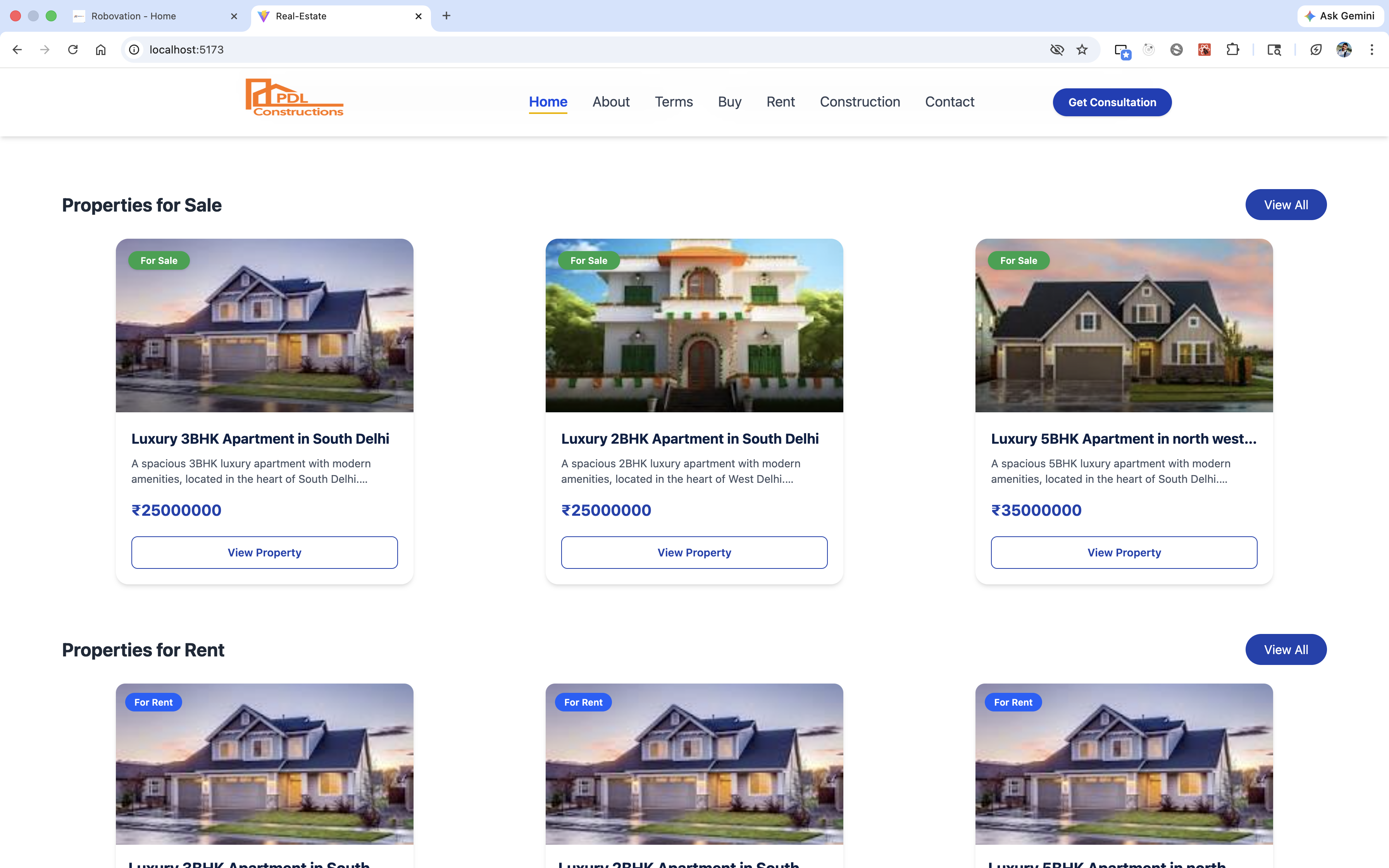 Real Estate Portal